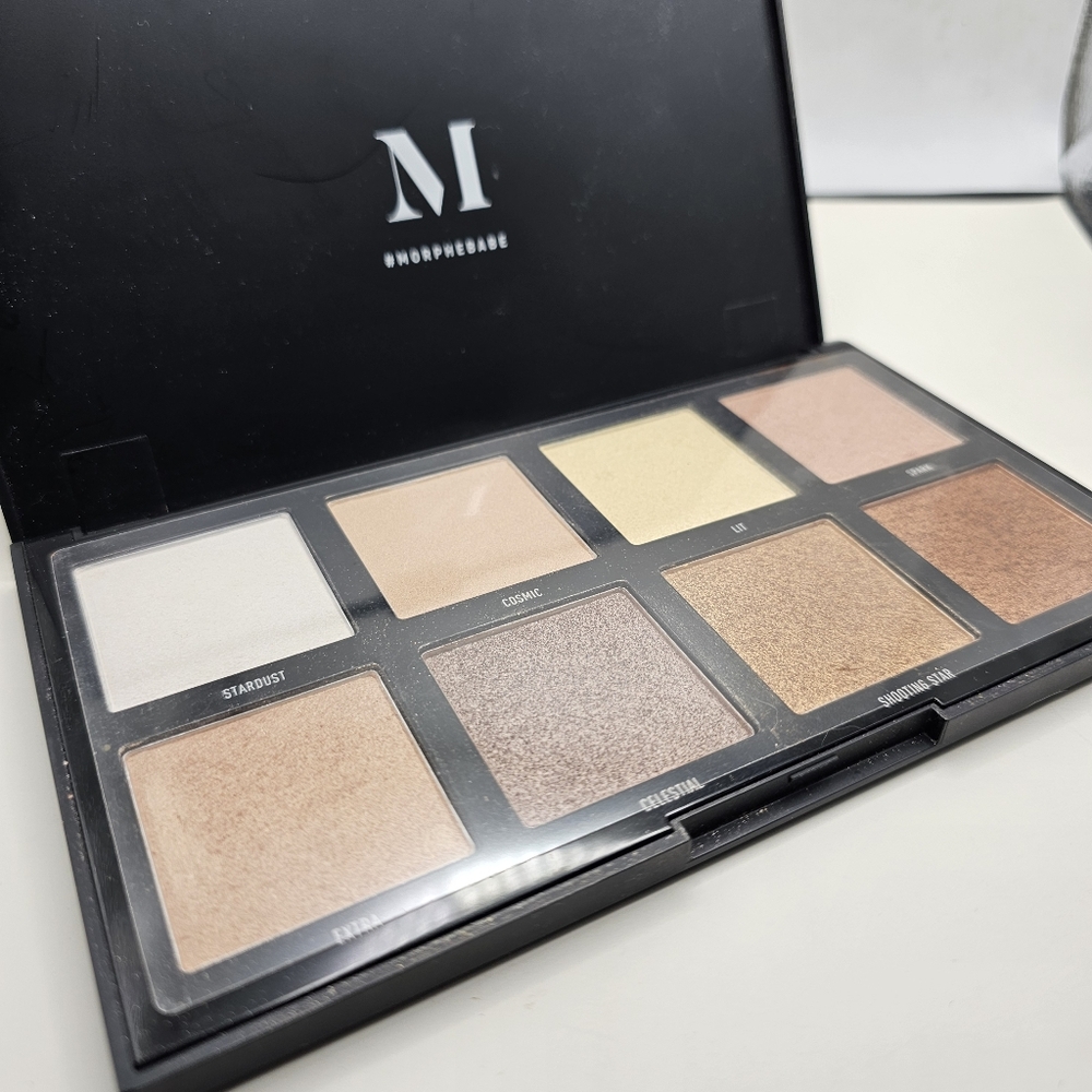 Morphe Highlighter Palette - Gold and Silver Shades